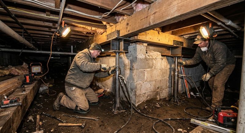 Basement Foundation Repair in Larkspur, CO