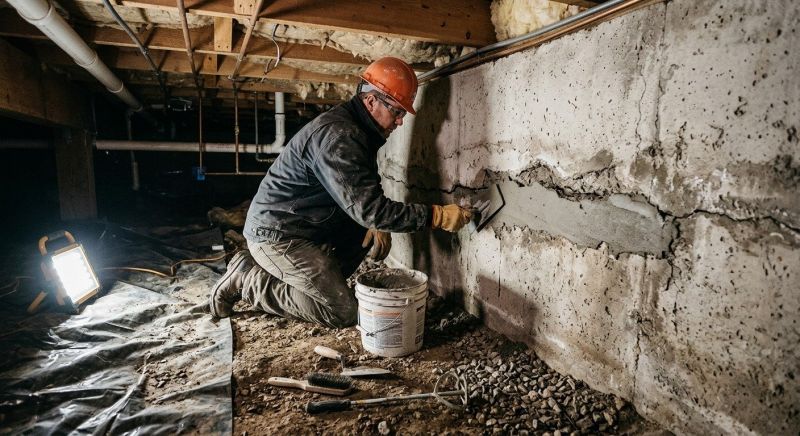 Basement Foundation Repair in Woodland Park, CO