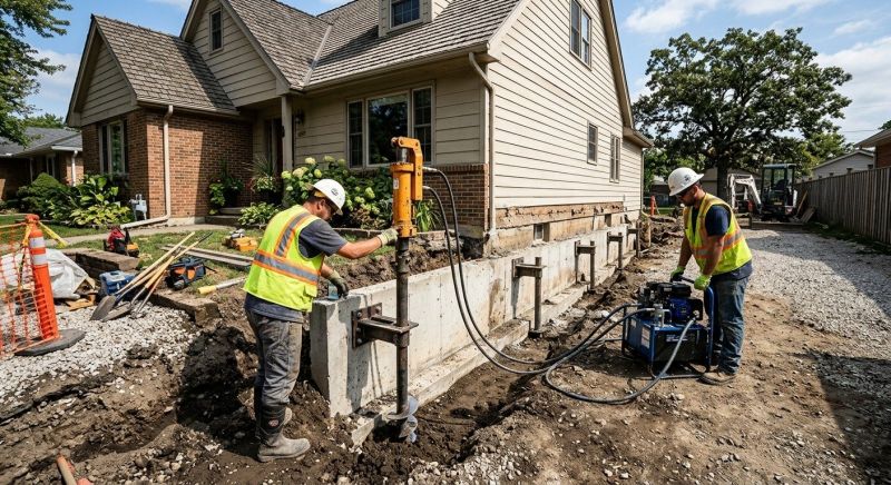 Basement Stabilization in Woodland Park, CO