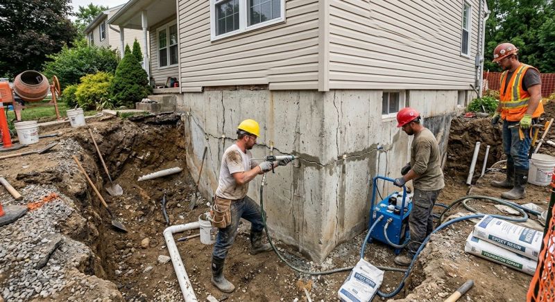 Cracked Foundation Repair in El Paso County, CO