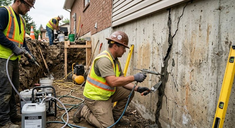 Cracked Foundation Repair in Florissant, CO