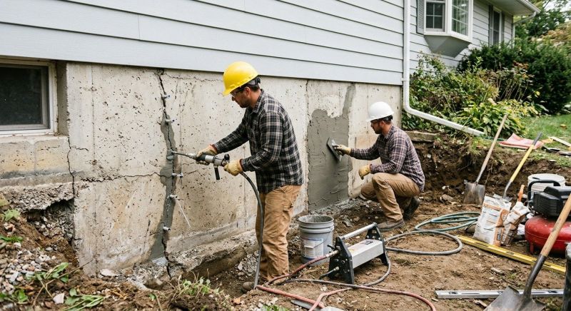 Cracked Foundation Repair in Monument, CO