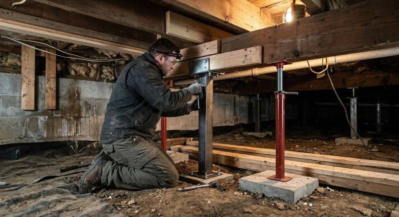 Crawlspace Structural Repair in Woodland Park, CO