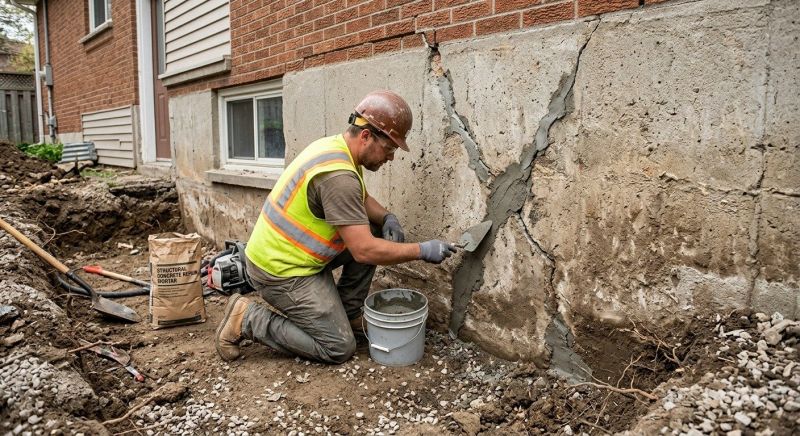 Exterior Foundation Repair in Woodland Park, CO