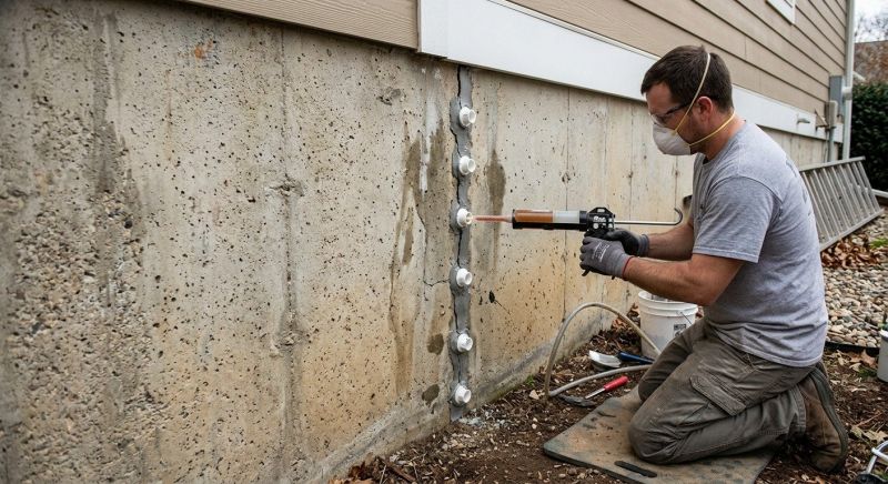 Foundation Crack Sealing in Woodland Park, CO