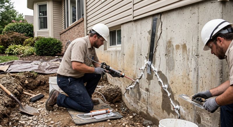 Foundation Cracks Repair in Woodland Park, CO