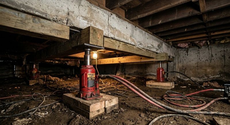 Foundation Jacking in Cripple Creek, CO