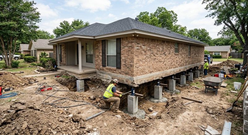 Foundation Pier Leveling in Woodland Park, CO