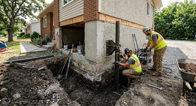 Foundation Pier Repair in Woodland Park, CO