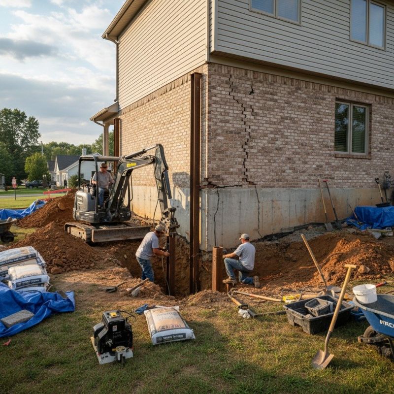 Foundation Settlement Repair in Woodland Park, CO