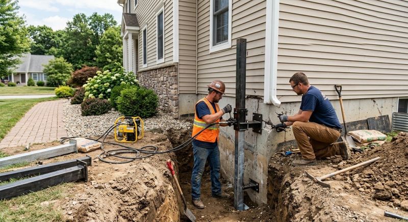 Foundation Stabilizing in Larkspur, CO