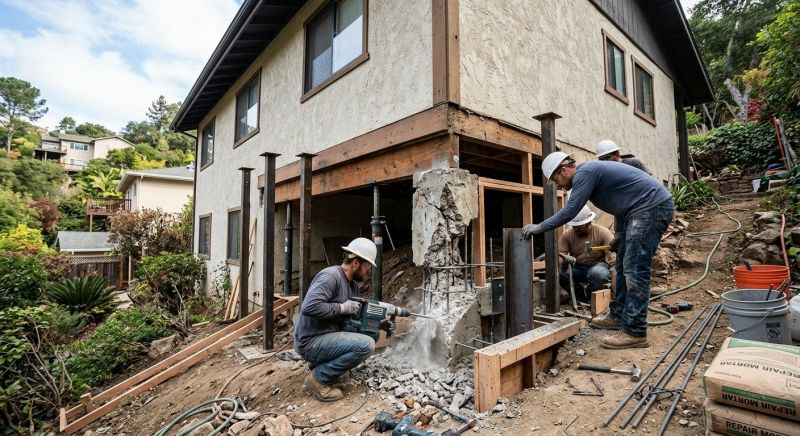 Foundation Underpinning in Woodland Park, CO