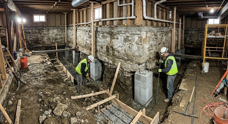 Foundation Underpinning in Woodland Park, CO