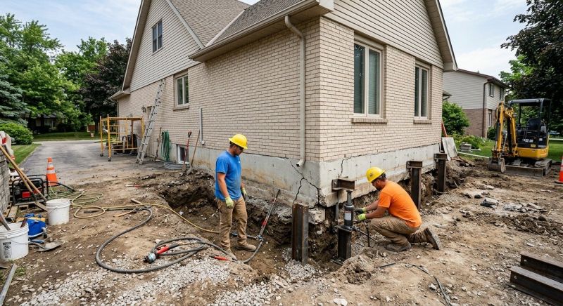 Helical Piers Installation in Woodland Park, CO