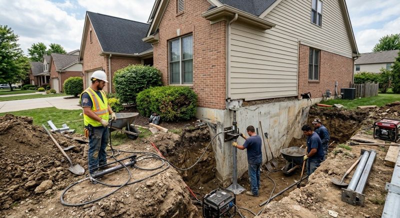Sinking Foundation Repair in Larkspur, CO