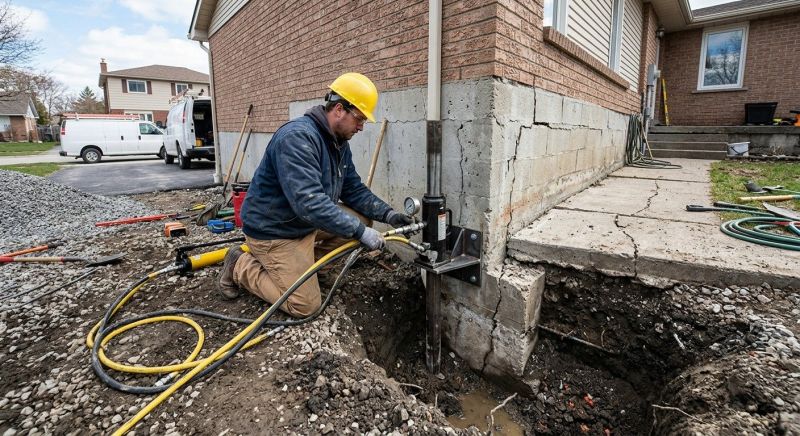 Sinking Foundation Repair in Woodland Park, CO