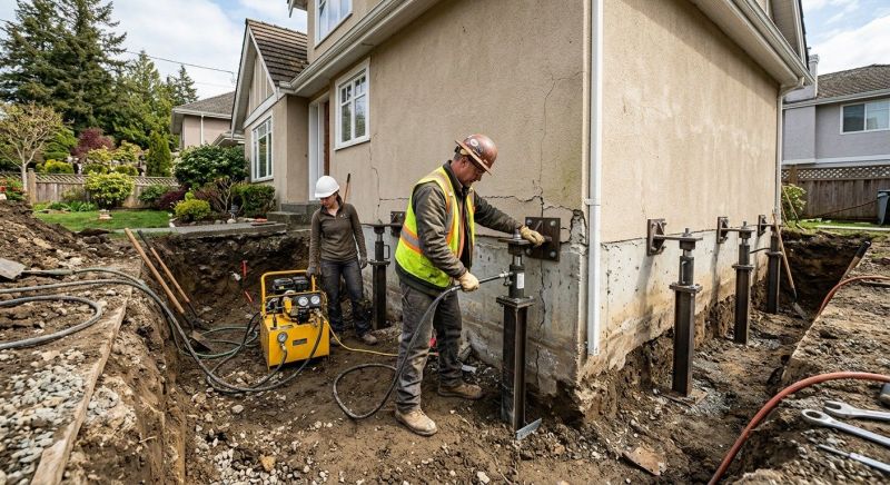 Sinking Foundation Repair in Woodland Park, CO