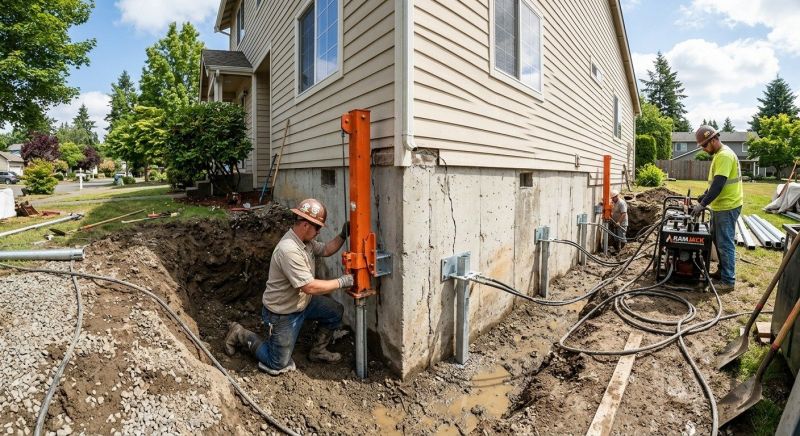 Sinking Foundation Repair in Palmer Lake, CO