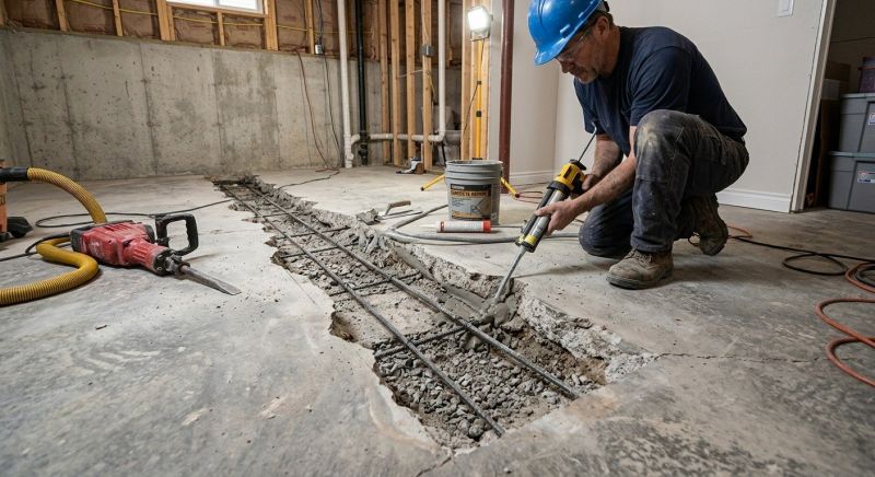 Slab Foundation Repair in Woodland Park, CO