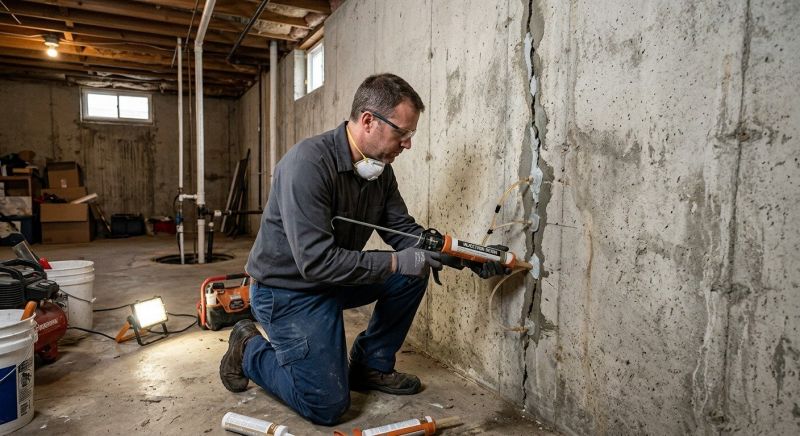 Structural Crack Repair in Woodland Park, CO